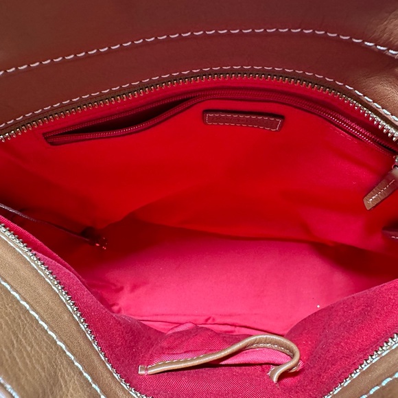 Dooney & Bourke Leather and Canvas Medium Zip Tote - Picture 5 of 7